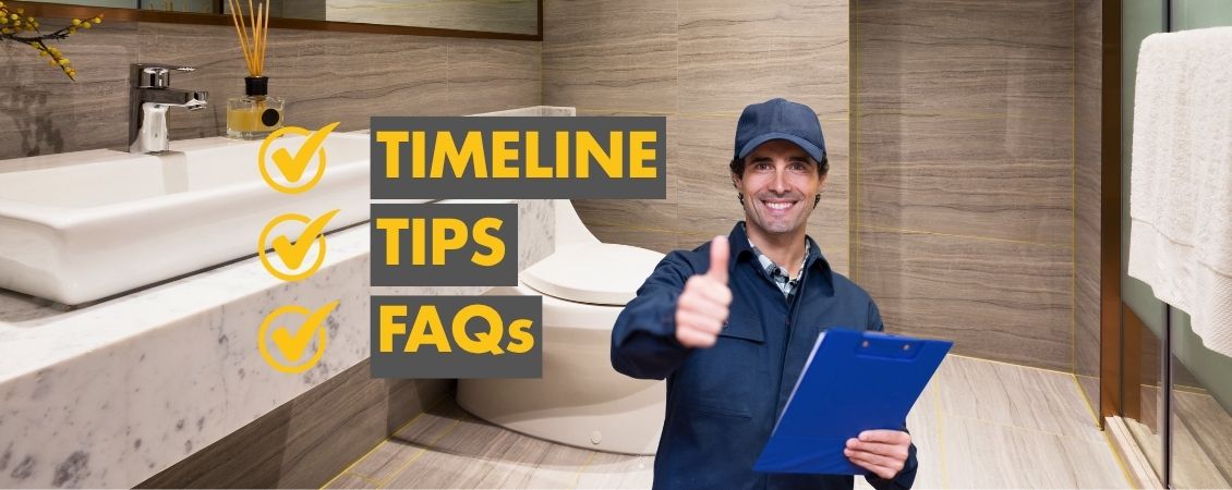 What to Expect During a Bathroom Remodel Timeline, Tips & FAQs photo
